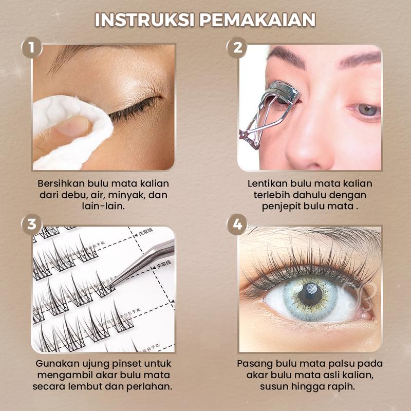 Product Introduction of LANGSUNG TEMPEL | YB07 Birdy youngblash Eyelash Extension TANPA LEM  Bulu Mata Palsu PINSET Bulumata Box | Eye Makeup 17
