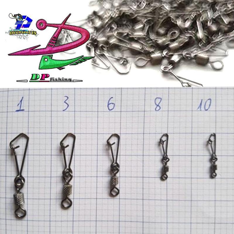 Khoá link chống xoắn thép 2 VÒNG {10 CÁI/BỊCH} !!! 3