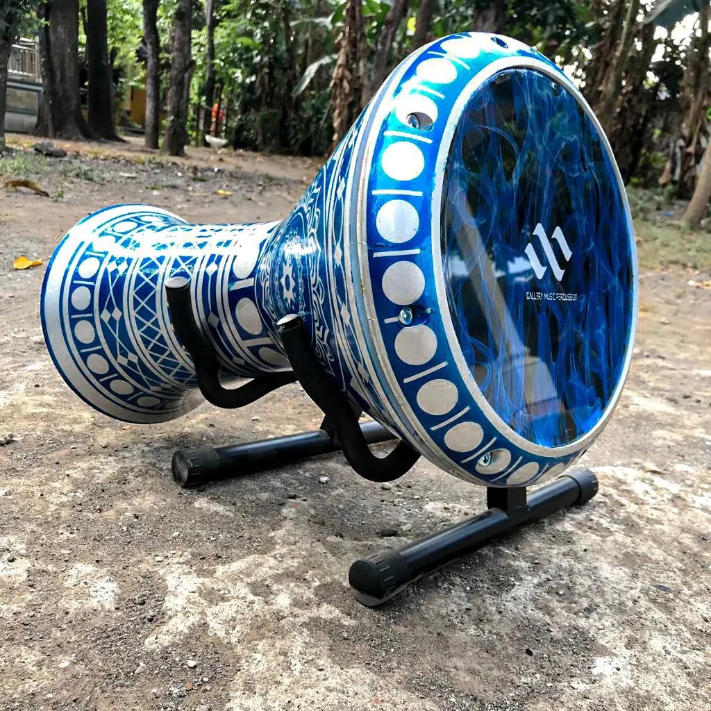 Darbuka 8 inc fullset Mika DMP biru ter baru