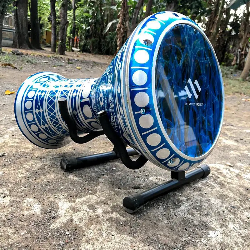 Darbuka 8 inc fullset Mika DMP biru ter baru 0