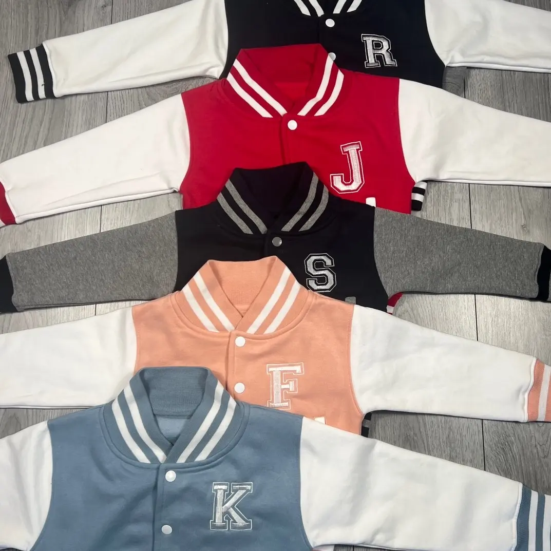 Baseball Embroidered Jackets - Children's