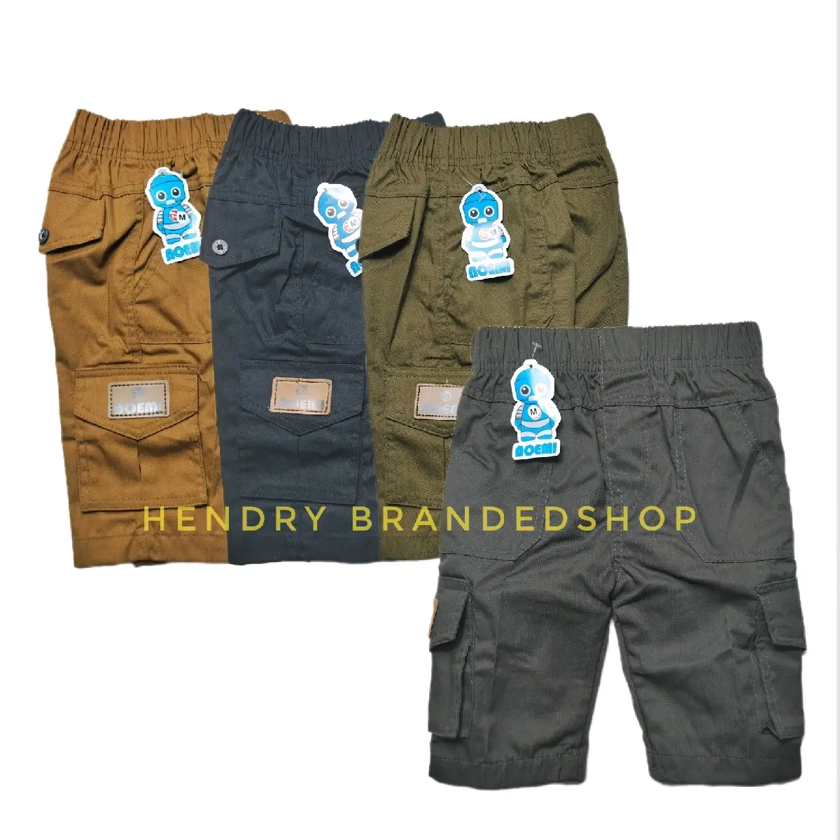 Chino Anak Celana Chino Pendek Cargo Noemi 101214/5-8 tahun.