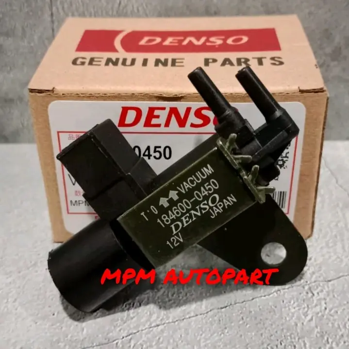 solenoid selenoid idle up vacum ac untuk kijang, panther, twin cam, starlet, kuda grandia, vitara, Escudo Sidekick, Karimun, carry futura, katana, esteem, espass, taruna, taft, Rocky, hiline, dll merk Denso 184600-0450 1