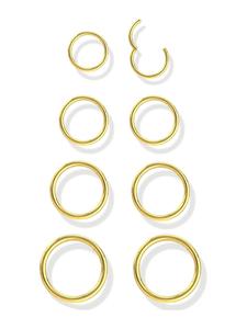 Minimalist Temperament Nose Rings, Stainless Steel Nose Rings, Lip Rings, Hypoallergenic Nose Clicker Ring, Body Piercing Accessories for Men & Women