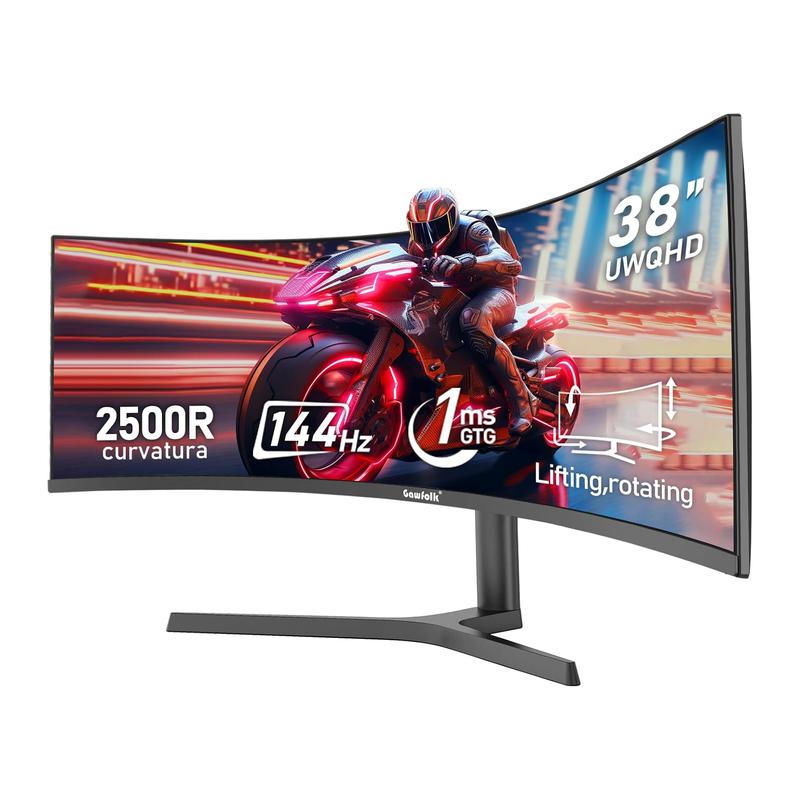 38 Inch Ultrawide Curved 144Hz Gaming Computer Monitor 2500R - TikTok Shop