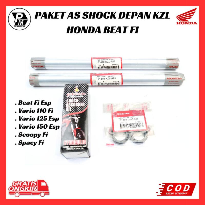 Product Introduction of Sok Depan Beat Fi Esp - Paket As Shock Depan KZL Honda Beat Fi Esp - Vario 125 - Scoopy Fi - Spacy 22