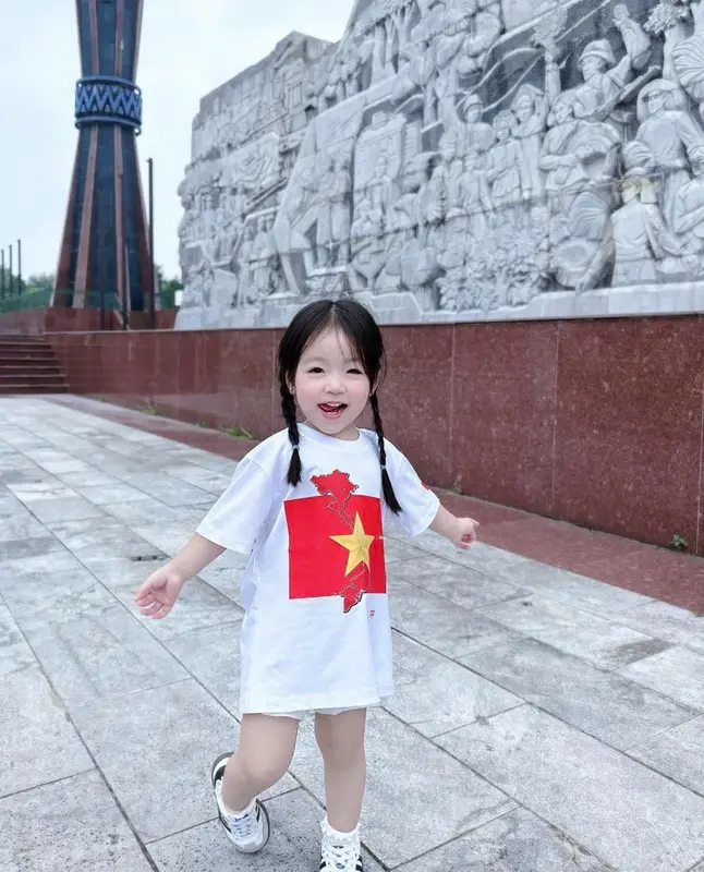 Áo phông cho bé hình Việt Nam,áo lá cờ tổ quốc,áo thun gia đình,TPKIDS.[M811] 5