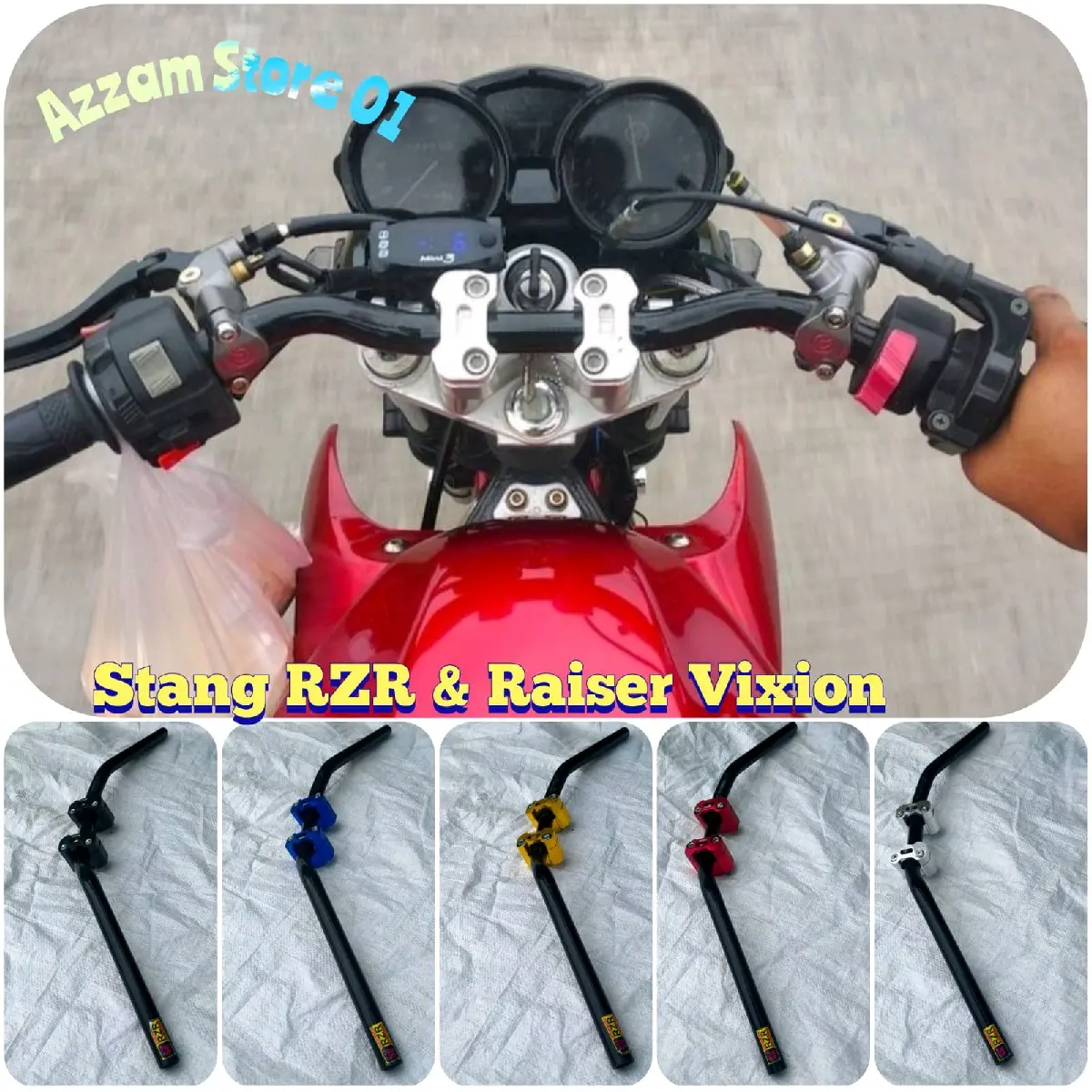 stang vixion old stang rzr vixion old stang vixion rzr plus raiser cnc tinggal pasang Motorcycle