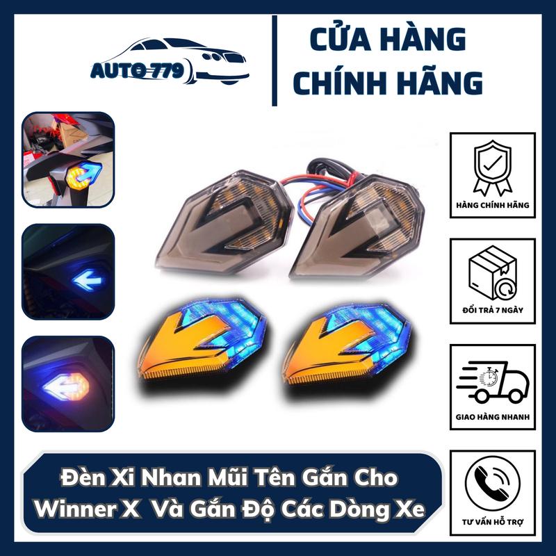 Đèn Xi Nhan Mũi Tên Gắn Cho WinnerX/Vario /Exciter/ MSX/ GSX  Và Gắn Độ Các Dòng Xe