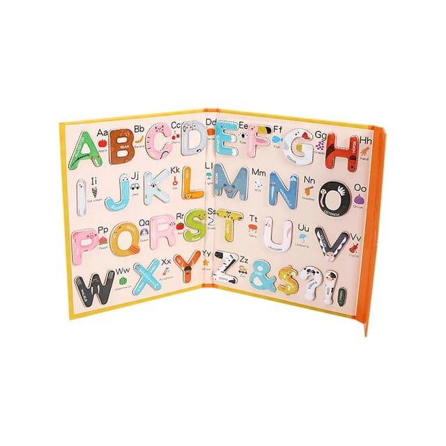 Magnetic Travel Game Wooden Toy LETTER PAIRING Belajar Mengenal Huruf 7