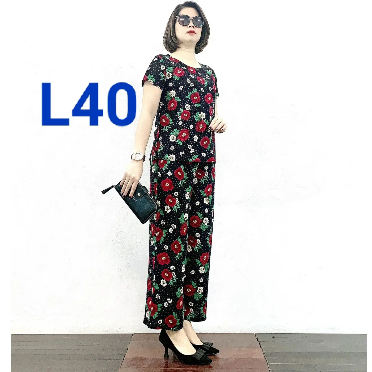 Đồ Bộ Mặc Nhà Trung Niên Chất Liệu Lanh Cao Cấp Đã Qua Xử Lý Co Size từ 47-70kg Women Nữ