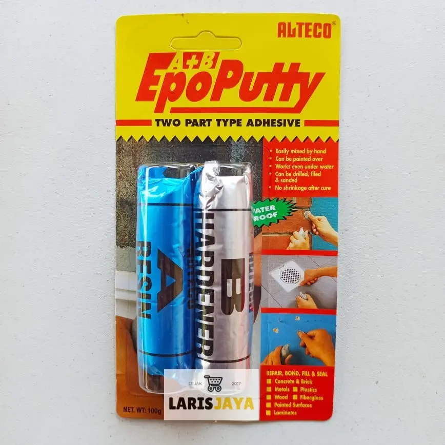 ALTECO EPO PUTTY 100 GRAM / LEM LILIN / LEM PORTING / LEM SERBAGUNA - ORIGINAL JAPAN Resin Epoxy Putty Porting