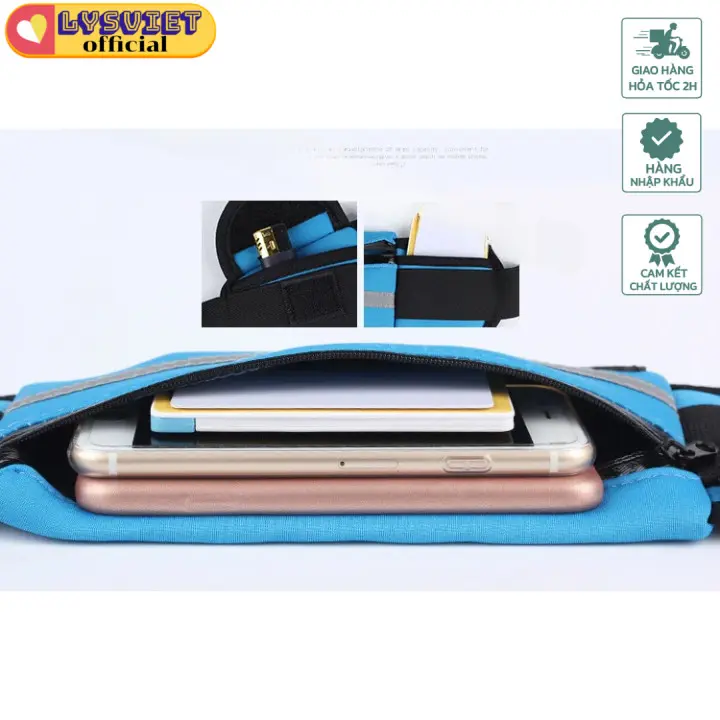 Túi đeo thắt lưng chạy bộ đạp xe thể thao Waist bag belt bag running 3