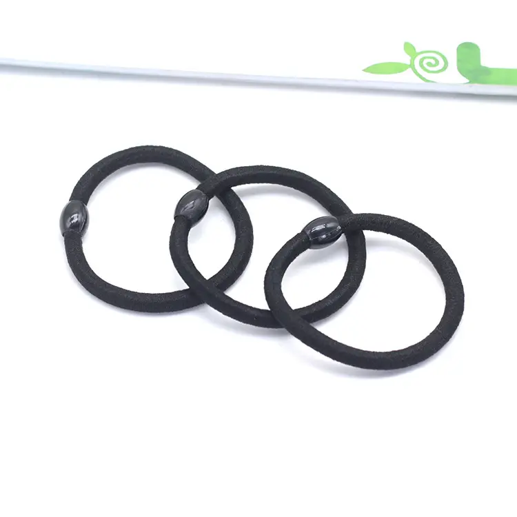 Dây Buộc Tóc, Hạt Đen, Phụ Kiện Tóc, Dây Buộc Tóc, Dây Cao Su, Giá 2 Nhân Dân Tệ, Phụ Kiện Nguồn Cửa Hàng