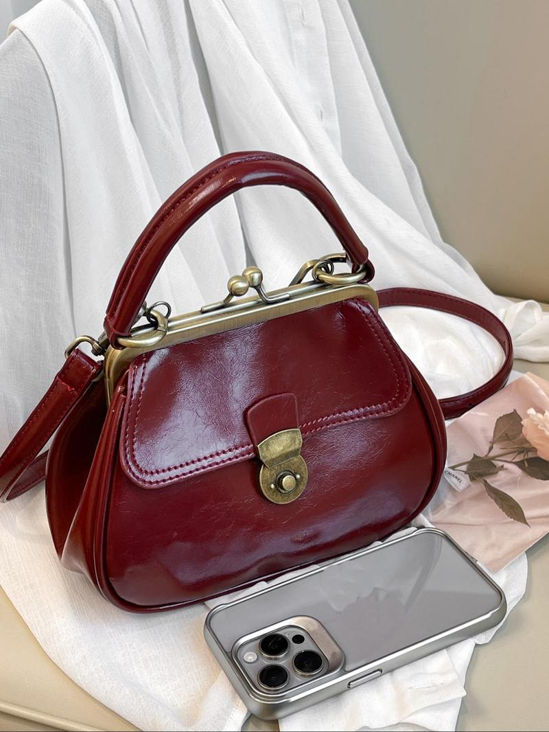 Product Introduction of Fashionable Elegant Adjustable Strap Rivet Design Crossbody Bag for Daily Used, Casual Trendy Versatile High-quality Daily Commuting Bag, Sling Purse 6