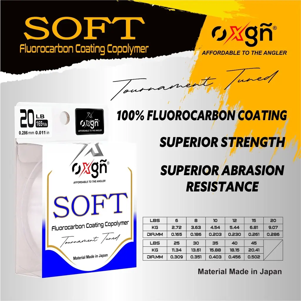 SENAR PANCING 100% FLUOROCARBON OXGN SOFT 150METER