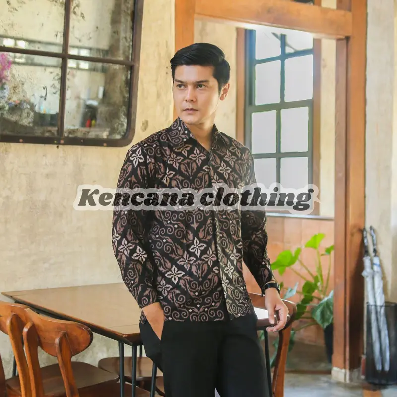 Couple Batik Keluarga Motif songket Abu 4
