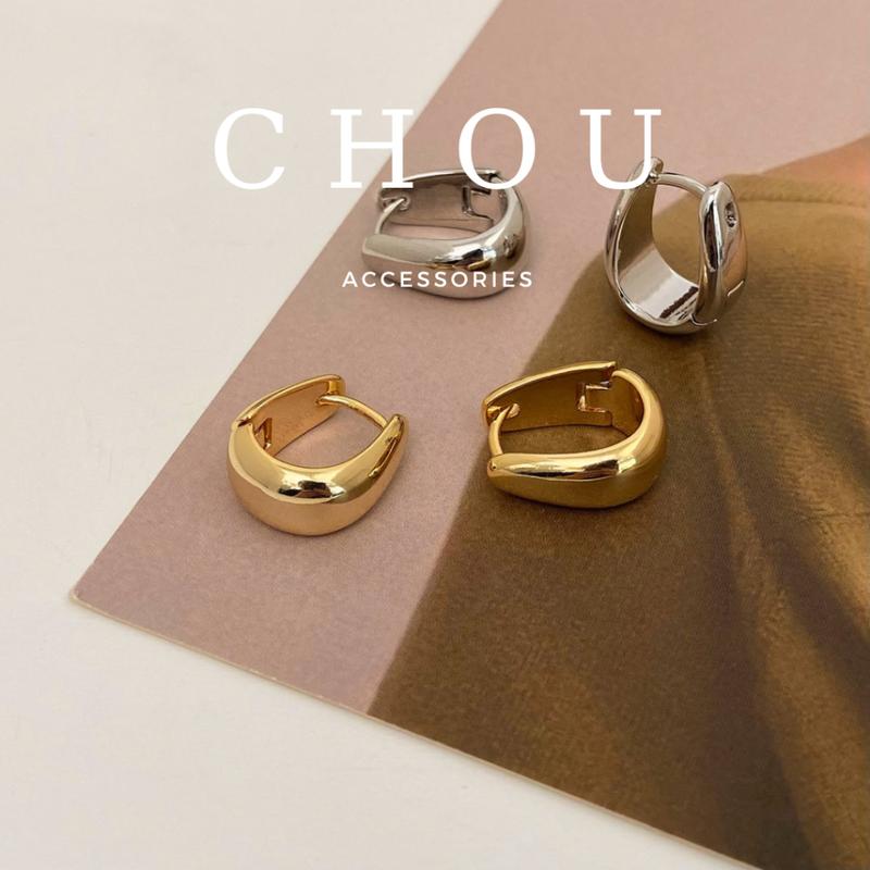 Bông Tai, Khuyên Tai Chữ U Oval | CHOU ACCESSORIES |