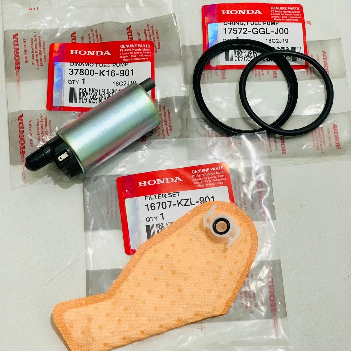 Paket Rotak Dinamo Injeksi Fuel Pump Beat Fiesp-pop-Spacy Fi-Vario Fi Led-scoopy Fi Paket Komplit Rotak Pampers Seal KZL/K16