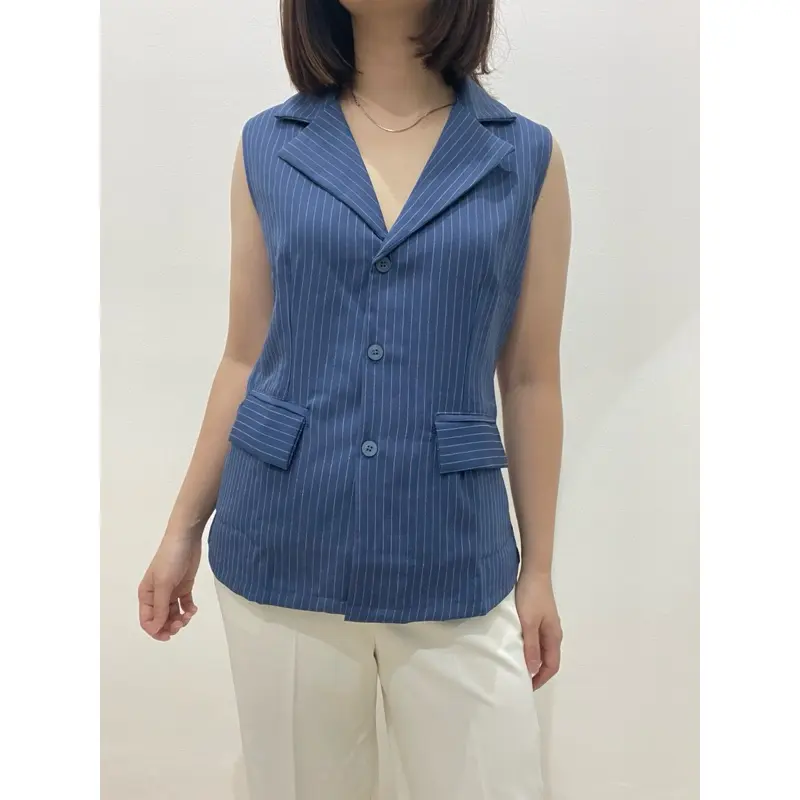 [CALEA] EVA VEST CARDIGAN OUTER #1980 Katun Wanita Rompi Atasan Casual Top