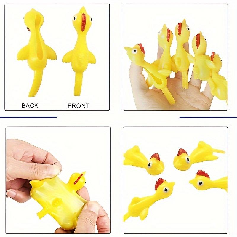 Product Introduction of 28 -pcs Chicken Finger Slingshot Flying Rubber Chickens Sling Shot Toys Bulk, Silly Novelty Party Favors, Funny Gag Gifts for Youngsters Teens Adults, Easter Christmas Birthday Goodie Stuffers 4