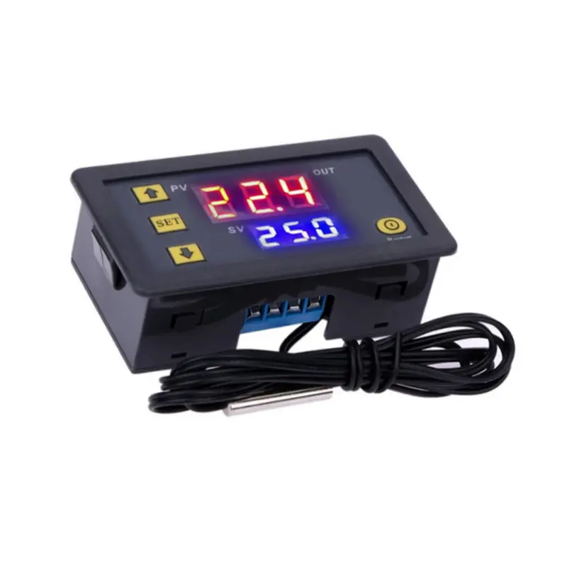 Beiaqun-Bộ Điều Nhiệt Kỹ Thuật Số LCD W3230 DC 12V 20a, Bộ Điều Khiển Báo Động Nhiệt Độ, Bộ Điều Chỉnh 4