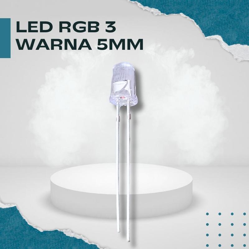 LED RGB 3 Warna 5MM – LED Transparan Warna-warni - Shop | Tokopedia