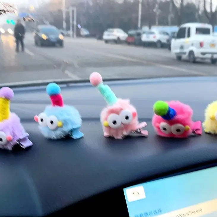 Teletubbies kẹp tóc ngộ nghĩnh than bánh kẹp tóc mắt to dễ thương trẻ em xoắn tóc bóng mỏ vịt kẹp cô gái mũ đợt hàng 7