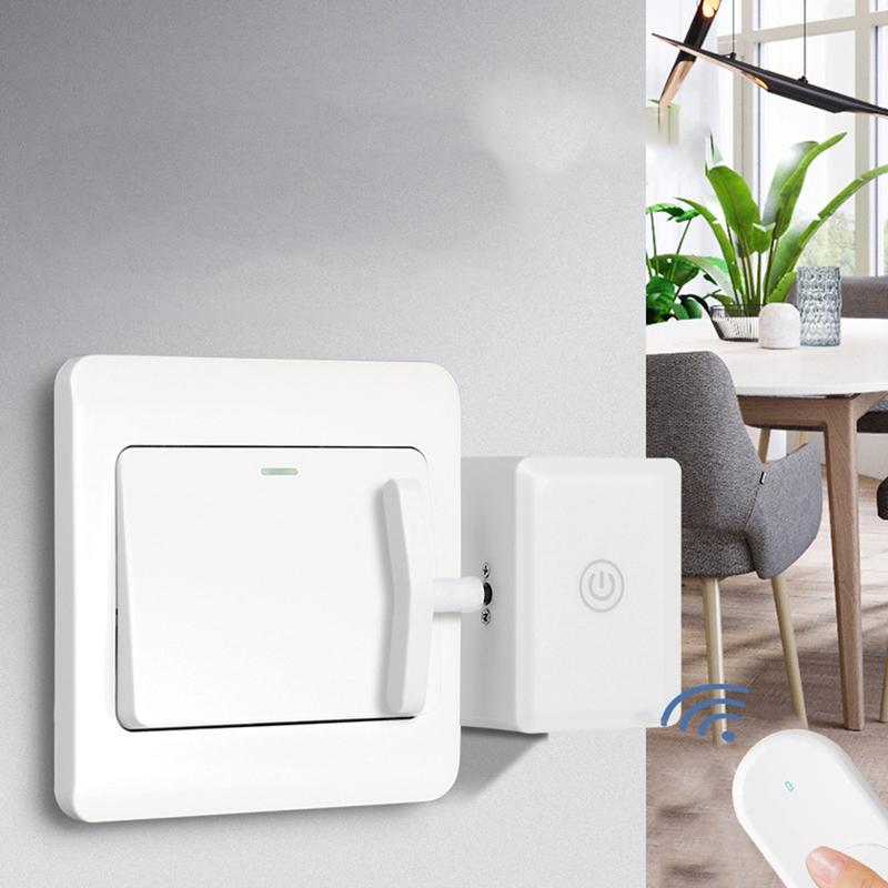 51*54mm RF Control Battery Powered Long Control Distance Ready To Use Remote Button 100 Days Usage For Home Automation 0