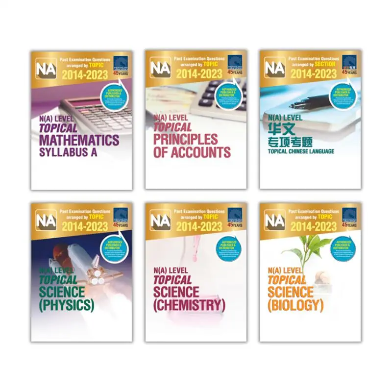 High Quality NEW N(A) Level Topical Past Examination Papers 20142023 | Past Examination | Secondary Level Examination Books  SAP