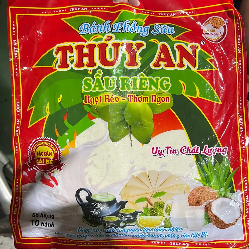 Bánh tráng sữa Thuý an +combo 3 bịch bánh tráng sữa Thuý an 400g 2