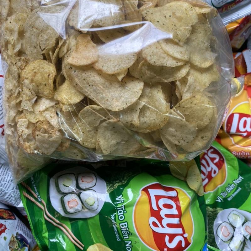 500gr snack khoai tây lays vị tảo biển siêu ngon