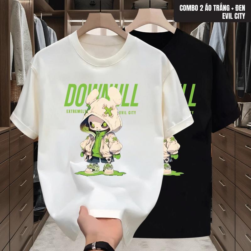 Áo thun Cổ tròn EVIL CITY form Unisex nam nữ chất liệu cao cấp Tee shirt phong cách trẻ trung cực chất năng động