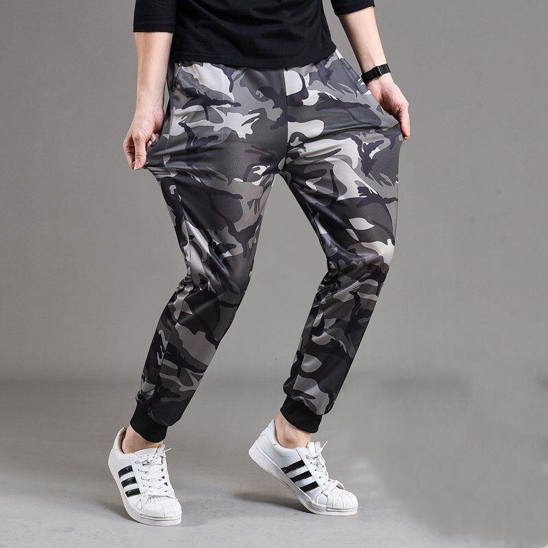 Autumn Trousers Men Stretch Camouflage Pant Casual Leg Fitting Sweatpants Loose Wear-resistant Trousers 5