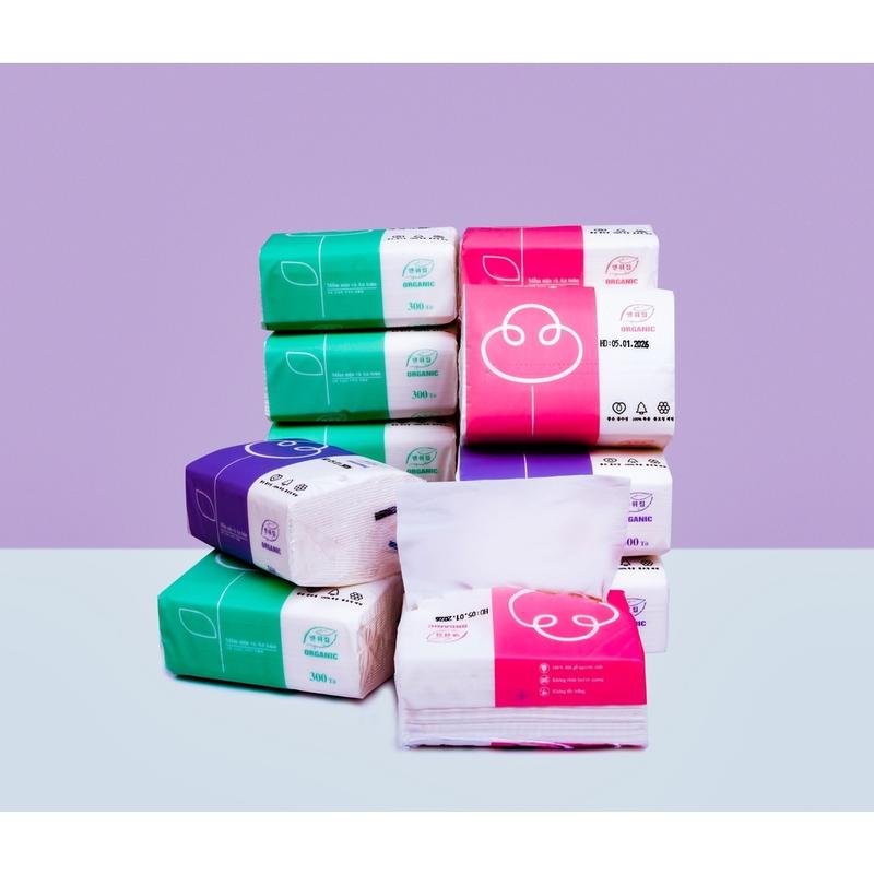 Gói lẻ giấy  rút organic cao cấp siêu dai 6