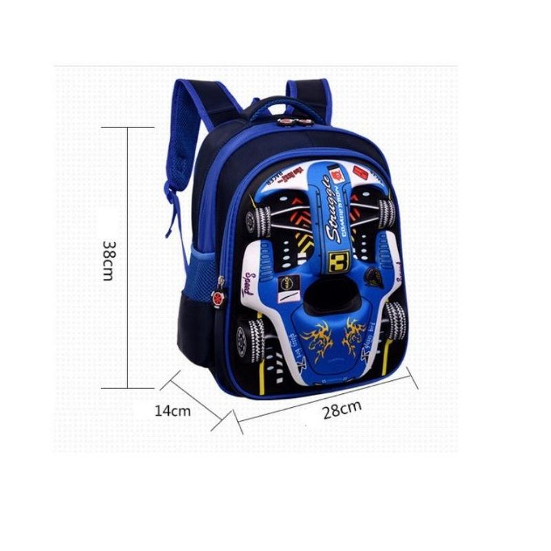 Product Introduction of Cặp balo học sinh nam đi học cấp 1 in hình nổi 3D ô tô chất liệu vải dù chống nước chống xước với nhiều kích thước lựa chọn BLHS12 11