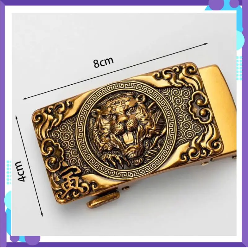 Thắt Lưng Dây Nịt Nam Nữ Cao Cấp Khóa Tự Động Phong Cách Hàn Quốc 12 Con Giáp Sang Trọng Laviaa A45 Voi 1
