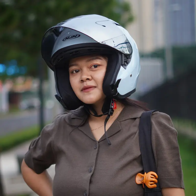 Helm Half Face | MJM Batman Hitam Dof Kaca Hitam SNI 1