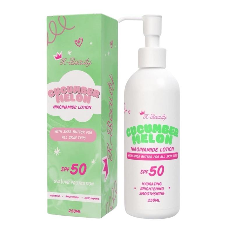 K-Beauty by Meldhen Cucumber Melon Niacinamide Lotion with Shea ...