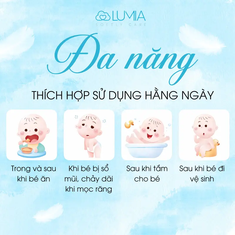 [ĐA KHO] Combo 2 Túi 900gr Khăn Vải Khô Đa Năng Cho Bé Lumia Mềm Mịn Dai Thấm Hút Tốt An Toàn Cho Bé 4