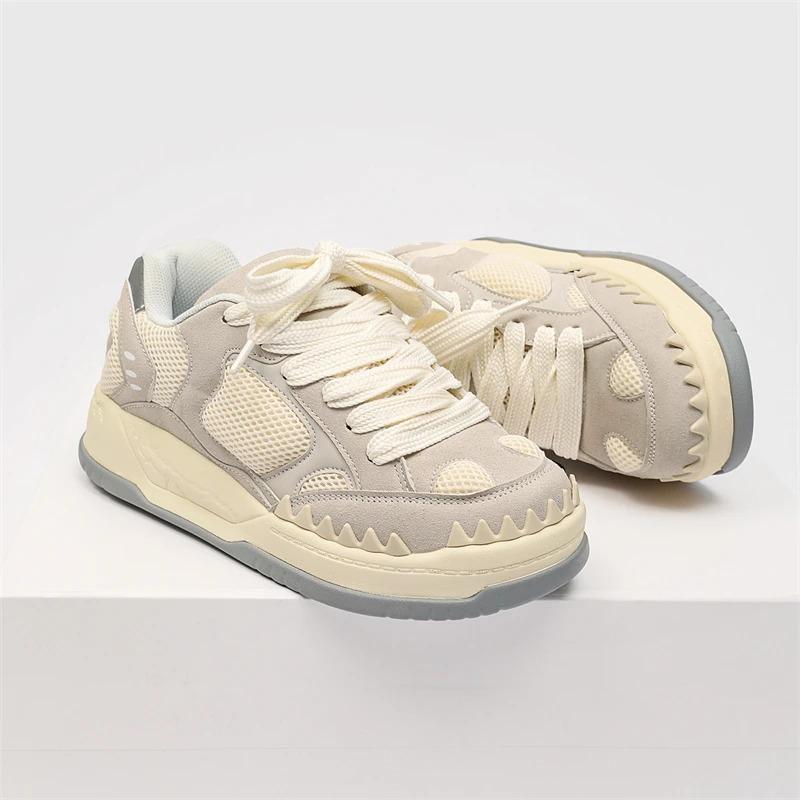 2024 New Customize Dinosaur Design Men Flat Skateboarding Shoes Leather Women Fashion Street Walking Sports Sneakers Casual Trainers_voghion.com