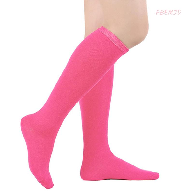 Product Introduction of Womens Knee High Stockings Pure School Style Solid Color Elastic Casual Fashion Comfortable Knee Socks 25