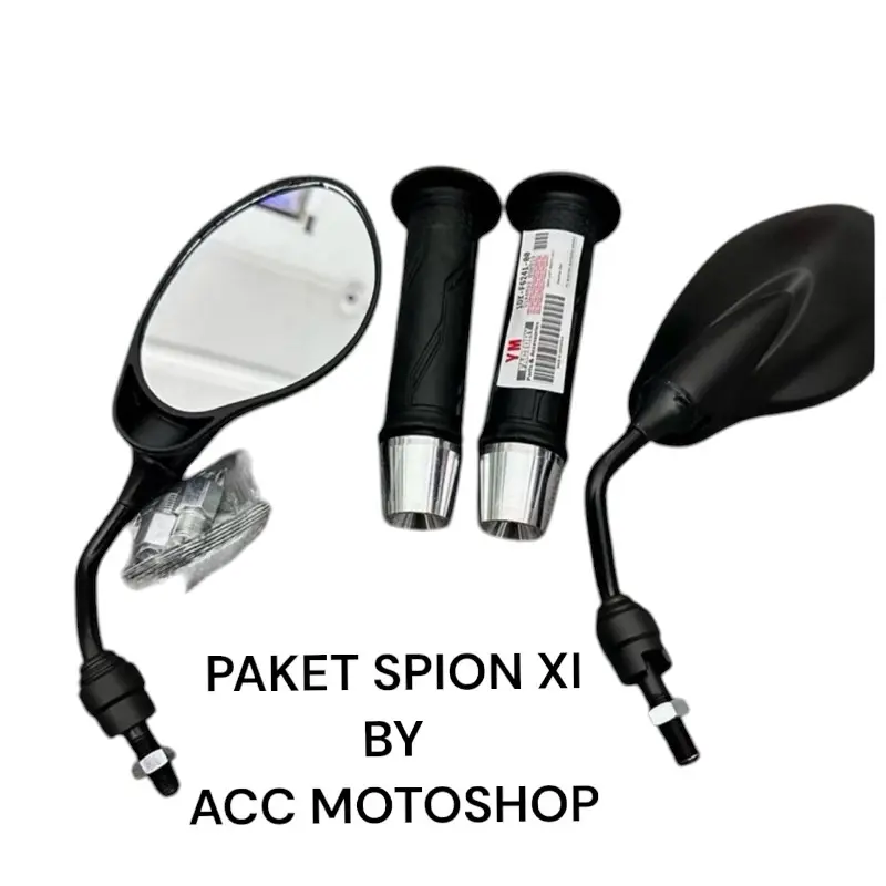 SPION  X1 YAMAHA SEPASANG KIRI KANAN ALL MOTOR / UNIVERSAL BISA UNTUK SEMUA MOTOR YAMAHA MIO J SOUL SPORTY SMILE, AEROX, JUPTER, NMAX DLL