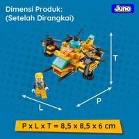 Gambar Mainan Balok Juno 8732-1A | Construction Drone 6in1 | Mainan Balok Drone Helicopter 6in1 - Guard SUV dari Juno Toys_NEW Kota Surabaya 4 Tokopedia