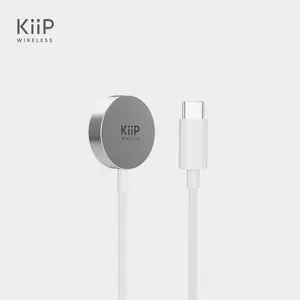 (CUCI GUDANG) KiiP Wireless WH10 AP Charger Magnetic Suction braided cable Type-C