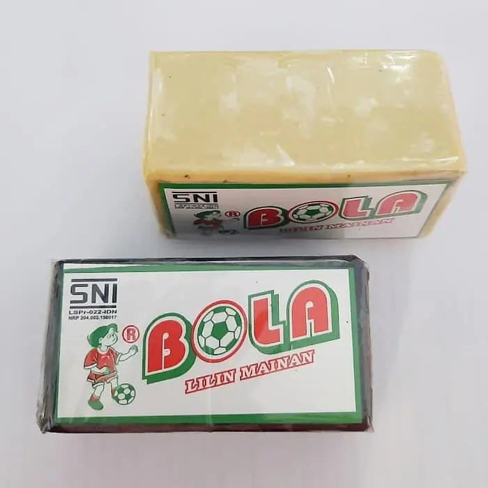 Lilin Plastisin Mainan Hitam / Putih