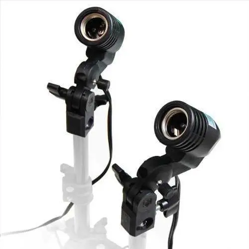 TaffSTUDIO Lamp Holder Lampu Foto Soket E27 dengan Dudukan Payung - HQ-DZ1 1
