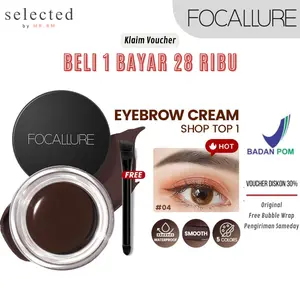 FOCALLURE Eyebrow Cream Gel waterproof Pensil Alis kosmetik Mata