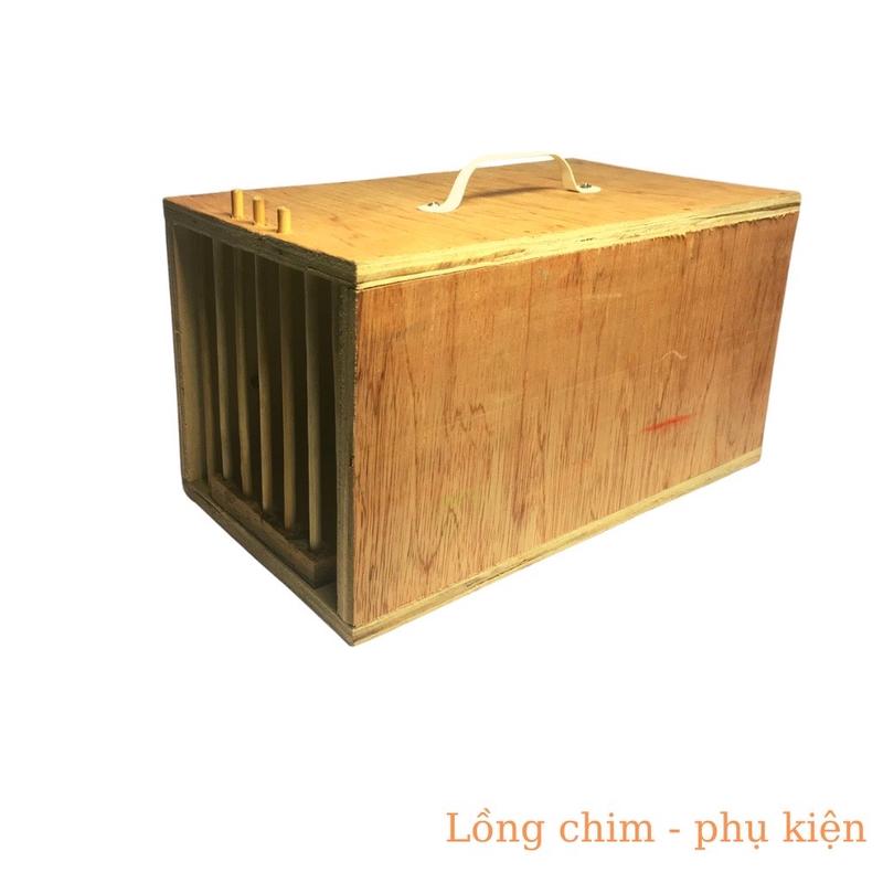￼Hộc, cốp  chim tiện lợi Hộc chuyển chim chào mào, chòe, mi,...các loại giá rẻ chất liệu gỗ 5