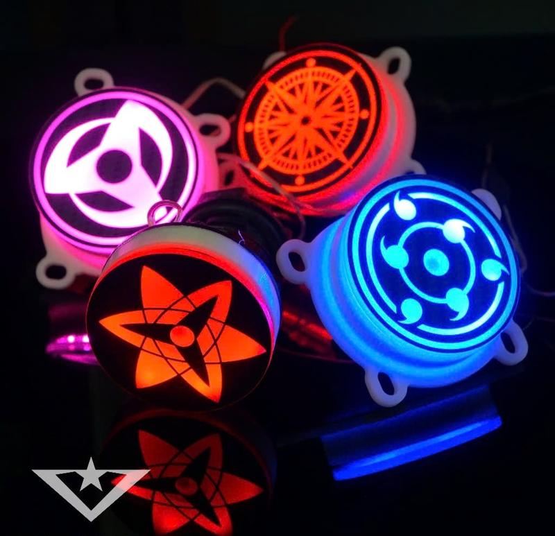 Đèn LED Hậu Xoay Sharingan Điều Chỉnh Nhanh Chậm Dành Cho Các Dòng Xe Wave Sirius Vision,, Và Các Dòng Xe Chân Tròn